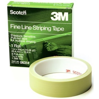 3M Scotch 6314 Verde Cinta adhesiva - 1 pulg. Anchura x 550 pulg. Longitud - 06314