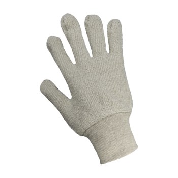 Global Glove T1350 Blanco Grande Felpa Guante de trabajo - t1350 mens