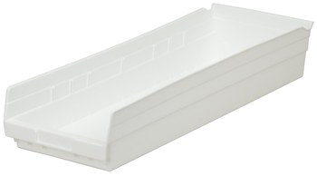Imagen de Akro-mils 346 cu in Blanco Polímero de grado industrial Estante Contenedor de almacenamiento (Imagen principal del producto)