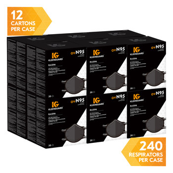 Ansell KleenGuard 3300, RA3316 N95 Copa moldeada Respirador de partículas 54629 - tamaño Estándar - Gris