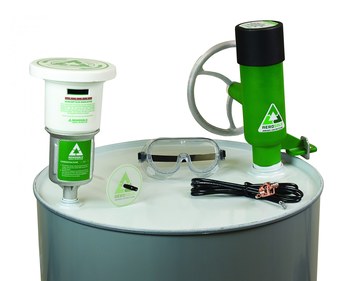 Justrite Aerosolv 360 Sistema de reciclaje de latas de aerosol - 697841-20243