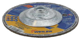 Weiler Tiger Rueda de corte 58067 - 5 pulg. - Cerámica/Alúmina Circonia - 30 - T