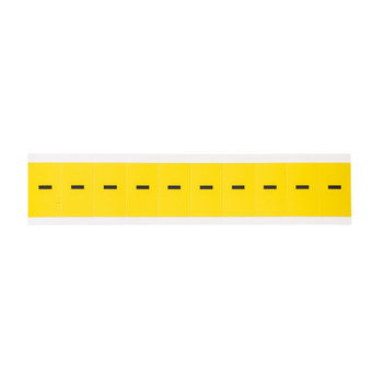 Imágen de Brady Serie 34 Negro sobre amarillo Interior Paño de vinilo Serie 34 Puntuación 3430-DSH Etiqueta de puntuación (Imagen principal del producto)