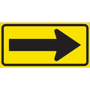 Imágen de Brady B-959 Aluminio Rectángulo Amarillo Carteles de alto, control de tráfico y pancartas 115556 (Imagen principal del producto)