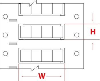 Imágen de Brady Blanco Transferencia térmica PS-094-150-WT-4 Manga para impresora de transferencia térmica troquelada (Imagen principal del producto)