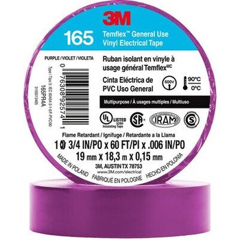Imágen de 3M Temflex - 165PR4A Cinta eléctrica (Imagen principal del producto)