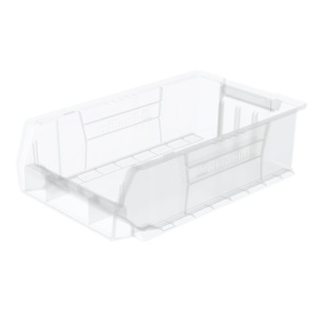 Imagen de Akro-mils Akrobin 200 lb Transparente Polímero de grado industrial Apilado Contenedor de almacenamiento (Imagen principal del producto)