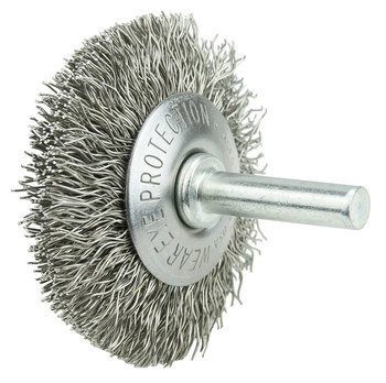 Weiler 17933 Cepillo de rueda - Rizado Acero inoxidable cerda