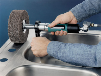 Dynabrade Dynastraight Herramienta de acabado - entrada NPT de 1/4 pulgada - 0.7 hp - 13200