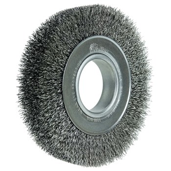 Weiler 03060 Cepillo de rueda - Rizado Acero cerda