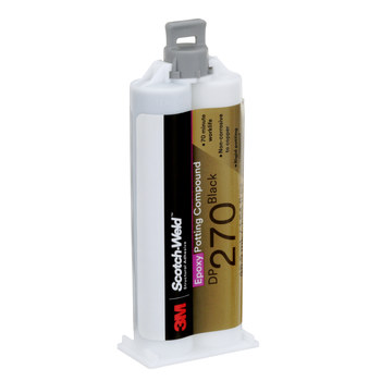 3M Scotch-Weld 270 Base y acelerador (B/A) Compuesto de encapsulado y condensación Negro Líquido 48.5 ml Duo-Pak - Proporción de mezcla 1:1 - 08975