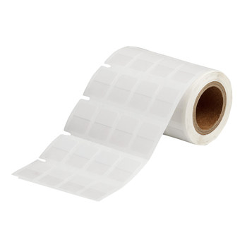 Imágen de Brady Transparente/Blanco Autoextinguible, Autolaminados Vinilo Transferencia térmica THT-80-427-2.5-SC Rollo de etiquetas para impresora de transferencia térmica troquelado (Imagen principal del producto)