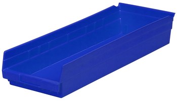 Imagen de Akro-mils 346 cu in Azul Polímero de grado industrial Estante Contenedor de almacenamiento (Imagen principal del producto)
