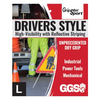 Global Glove Gripster SG8600 Verde de alta visibilidad Grande Guantes de mecánico - sg8600 lg