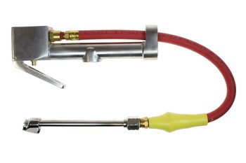 Imágen de Manómetro de inflado, 0-160 psi, manguera de 12", mandril de doble pie A1601-PB de por de Coilhose (Imagen principal del producto)