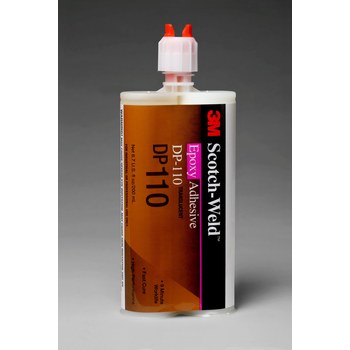 3M Scotch-Weld DP110 Translúcido Adhesivo epoxi - Base y acelerador (B/A) - 200 ml Cartucho - 87846