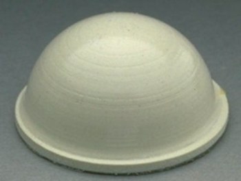 3M Bumpon SJ5027 Blanco Parachoques/espaciador - 0.63 pulg. Anchura - 0.312 pulg. Altura - 18459