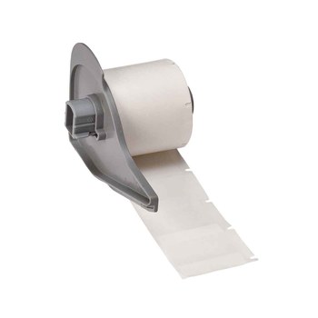 Imágen de Brady M710 Blanco, transparente Vinilo Transferencia térmica M7-104-427 Etiquetas autolaminables para cables y alambres (Imagen principal del producto)