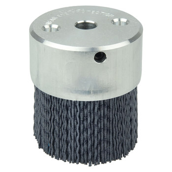 Weiler Bore-Rx Cerámico Disco de cerdas - Fina grado - Accesorio Eje - Diámetro de la cerda 0.043 pulg. - 86107
