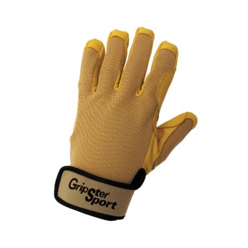 Global Glove Gripster Sport Amarillo/dorado Grande Spandex Piel de cabra Spandex Guantes de trabajo - sg5308 lg