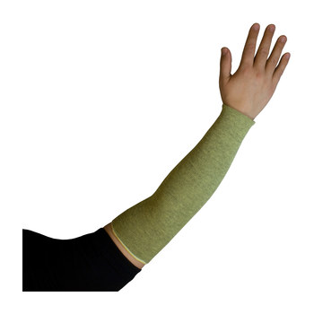 PIP Manga de brazo resistente a cortes 10-KA16 10-KA16CL - 16 pulg. - Fibra de vidrio/Kevlar/Poliéster - Verde - 29438