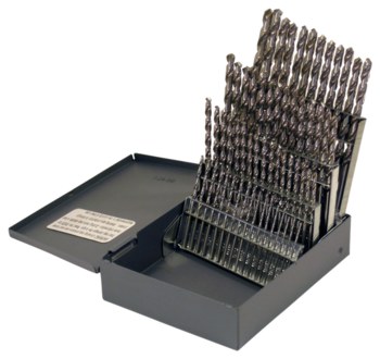 Imágen de Cle-Line 1898 118° Corte de mano derecha Acero de alta velocidad Juego de taladro de longitud Jobber C21122 (Imagen principal del producto)