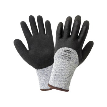 Global Glove Samurai Glove CR330INT Gris/Negro Grande Tuffalene Guantes resistentes a cortes - cr330int lg