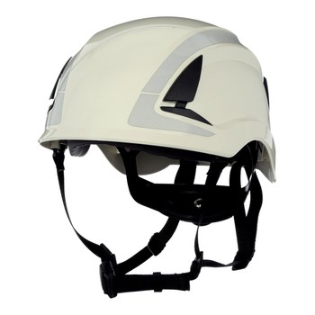 3M SecureFit X5000 X5001X-ANSI Blanco Plástico Casco - Suspensión 6 puntos - Ajuste Trinquete - 076308-94283