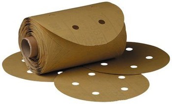 3M Stikit 01638 Rollo de discos PSA - 6 pulg. - P220 - Grueso - Óxido de aluminio