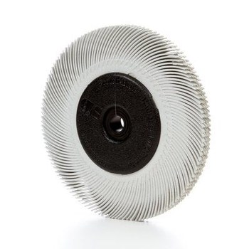 3M Scotch-Brite Cerámico Cepillo de cerdas radiales - Fina grado - Agujero Central 1 pulg. - 33212