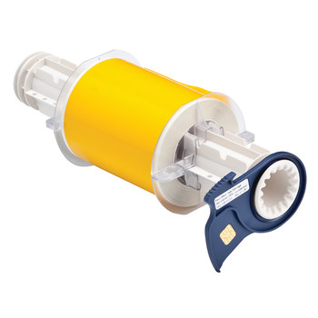 Imágen de Brady Amarillo Vinilo Transferencia térmica 13539 Rollo de etiquetas para impresora de transferencia térmica continua (Imagen principal del producto)