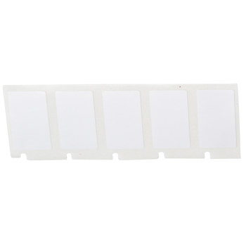 Brady ToughBond M4-47-483 Etiquetas de identificación general de alta adherencia - 1 pulg. x 0.5 pulg. - Poliéster - Negro sobre blanco - B-483A