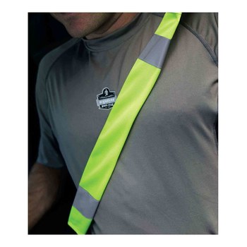 Ergodyne Glowear 8004 Cubierta del cinturón de seguridad 29043 - Poliéster - Amarillo