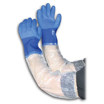 PIP XtraTuff 58-8657 Azul Pequeño PVC Guantes resistentes a productos químicos - 616314-20670