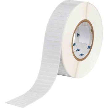 Brady UltraTemp THT-45-718-10 Rollo de etiquetas troqueladas para impresoras - 1.5 pulg. x 0.25 pulg. - Poliimida - Blanco - B-718