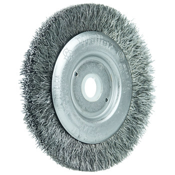 Weiler 00204 Cepillo de rueda - Rizado Acero cerda