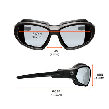 Ergodyne Skullerz LOKI Universal Lentes de seguridad lente Transparente - 720476-56083