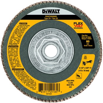 Imágen de DEWALT FLEXVOLT Disco de hojas 49185 (Imagen principal del producto)