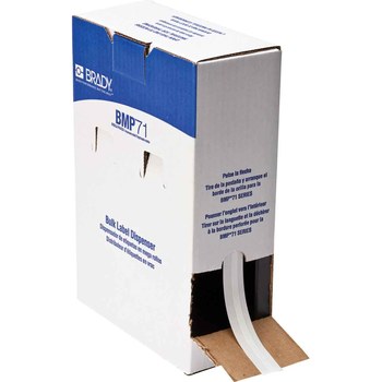 Imágen de Brady CleanLift Blanco Vinilo Transferencia térmica BMC-7 Cinta de etiquetas reposicionable (Imagen principal del producto)