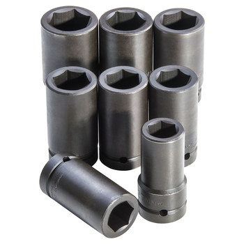 Proto J76104 6 Puntos Juego de llaves de impacto profundas - accionamiento 1 pulg. - 12531