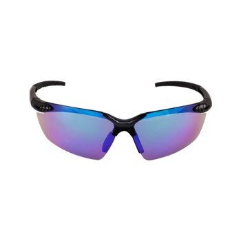 Global Glove Mojarra Lentes de seguridad lente Cobre con espejo azul - Medio marco - 816679-01992