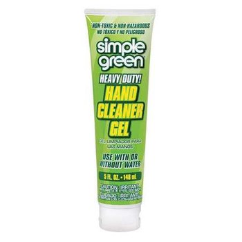 Simple Green Limpiador de manos estándar - Gel 5 oz Tubo - Sasafrás Fragancia - 42150