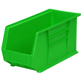 Imagen de Akro-mils Akrobin 60 lb Verde Polímero de grado industrial Colgado/Apilado Contenedor de almacenamiento (Imagen principal del producto)
