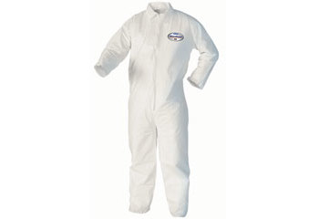 Imágen de Kimberly-Clark Kleenguard A40 Blanco Pequeño Laminado de película microporosa Overoles desechables para trabajo y uso general (Imagen principal del producto)