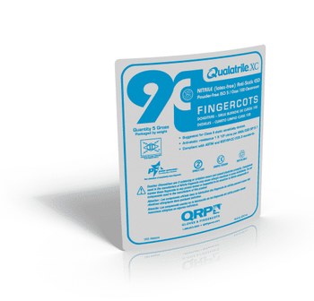 QRP Qualatrile Dedal 9C 9C - ISO Class 5 - tamaño Mediano - Nitrilo - Blanco - 9c md