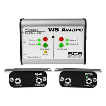 SCS WS Aware Monitor ESD - Longitud 2.25 pulg. - Ancho 3.2 pulg. - Profundidad 1.3 pulg. - CTC061-5-242-WW