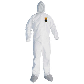 Ansell KleenGuard Overoles desechables para trabajo y uso general A45 48973 - tamaño Grande - Blanco