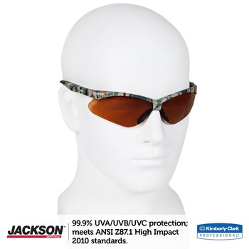 Ansell KleenGuard V30 Policarbonato Lentes de seguridad estándar lente Bronce - Marco envolvente - 761445-00444