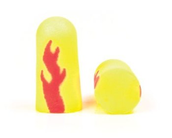 3M E-A-Rsoft Ráfagas de neón amarillo 312-1252 Tapones para los oídos 12065 - tamaño Mediano - Espuma - Amarillo - 33 dB