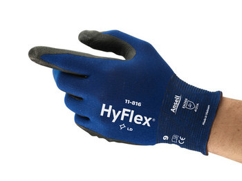 Ansell HyFlex Fortix 11-816 Azul/Negro 9 Nailon/Spandex Nailon/Spandex Guantes de trabajo - 076490-45001